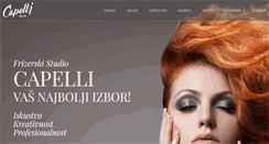 Desktop Screenshot of capelli-club.com